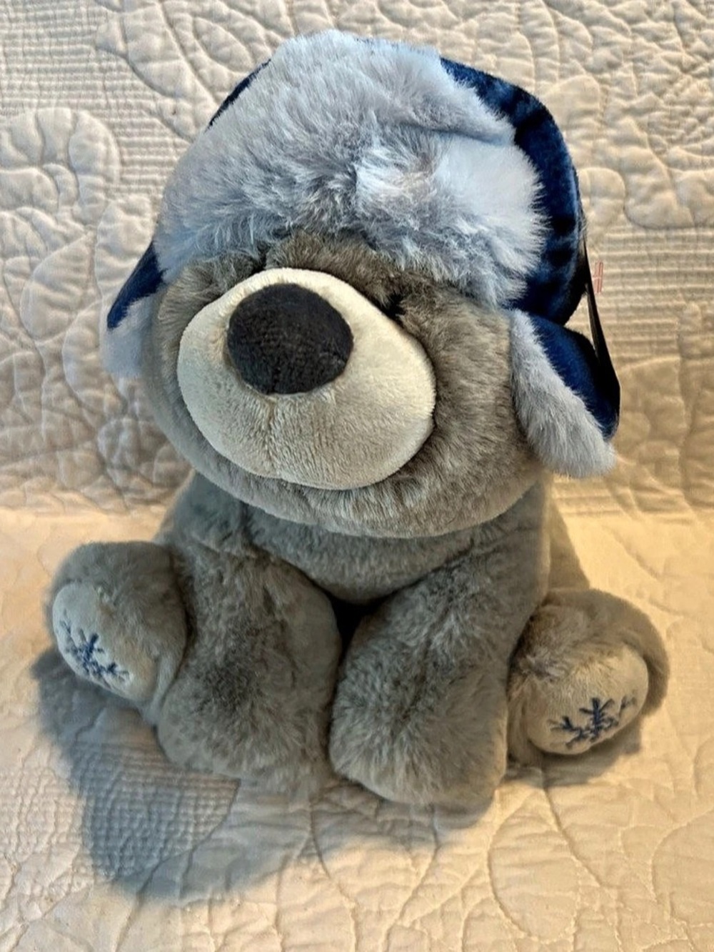 Aurora Pico River Plush Dog with Blue Hat NWT Aurora World Plush Polar Bear with